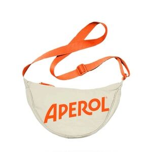 Aperol Cream and Orange Crossbody Bag